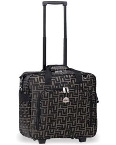 16" computer / laptop bag rolling shoulder travel case carryon wheel