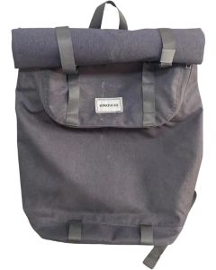 KINOUCHI Women Backpack Purse, Top Roll Nylon Rucksack School Bag Outdoor Cycling Daypack, Designed for 15.6" Laptop (Chrysanthemum)