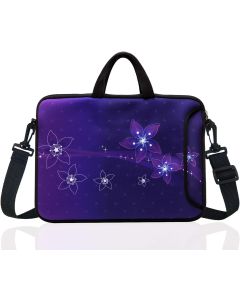 15-Inch to 15.6-Inch Neoprene Laptop Shoulder Messenger Bag Case Sleeve For 14 14.1 15 15.6" Inch Acer/Asus/Dell/Lenovo/Thinkpad/HP/Macbook Pro/Air (purple)