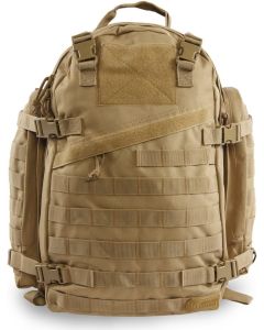 HIGHLAND TACTICAL Tactical Backpack, Desert, 19 Inch
