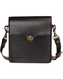 Polaroid Custom Designed Vintage-Inspired Genuine Leather Case for Polaroid Socialmatic - Removable Shoulder Strap Included - Brown