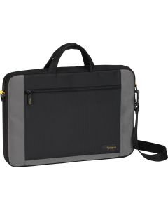 Targus CityGear Slipcase with Handles for Laptops up to 16-Inch, Black/Gray Trim (TSS545US)