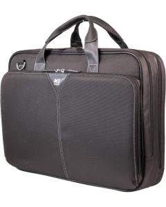 Mobile Edge Black Premium Nylon Laptop Briefcase 16 Inch PC and 17 Inch Mac, for Men, Women, Business, Students MEBCNP1