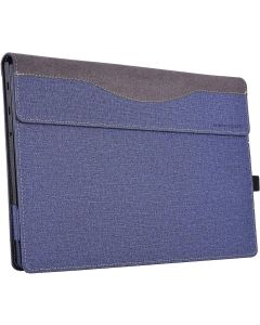 Zshion Laptop Case for Lenovo Yoga C740 14 Inch 2020,Split Portable PU Leather Protective Cover for Lenovo Yoga C740 14 Shock-Proof Scratch-Resistant (Light Blue)
